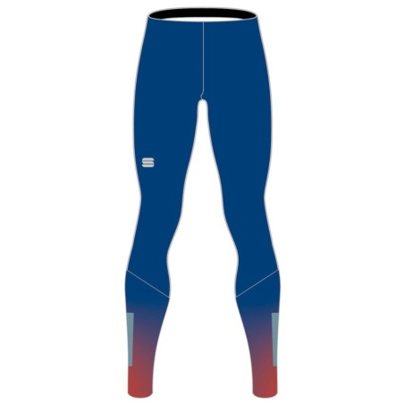 низ комбинезона Sportful Apex Race Tight 2022 тёмно-синий с красным